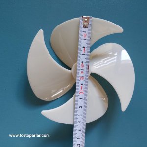 ARÇELİK KONDANSER FAN MOTORU PERVANESİ 145 MM 4858340185 MUADİL ÜRÜN
