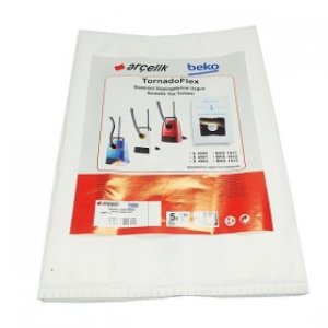 ARÇELİK BEKO  Tornado Flex S 4960 4961 4962 BKS 1911 1912 1913 ÜÇ KATLI (ORJ.) SMS TORBA (5 Lİ PK) (FERSAN)