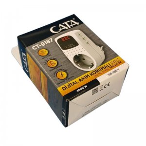 CataCT-9187 Dijital Akım Korumalı Priz